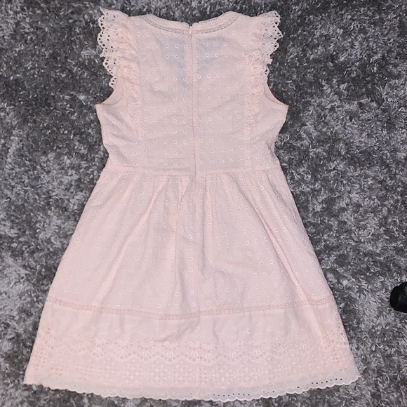 Jcrew Light Pink eyelet dress - Picture 4 of 5